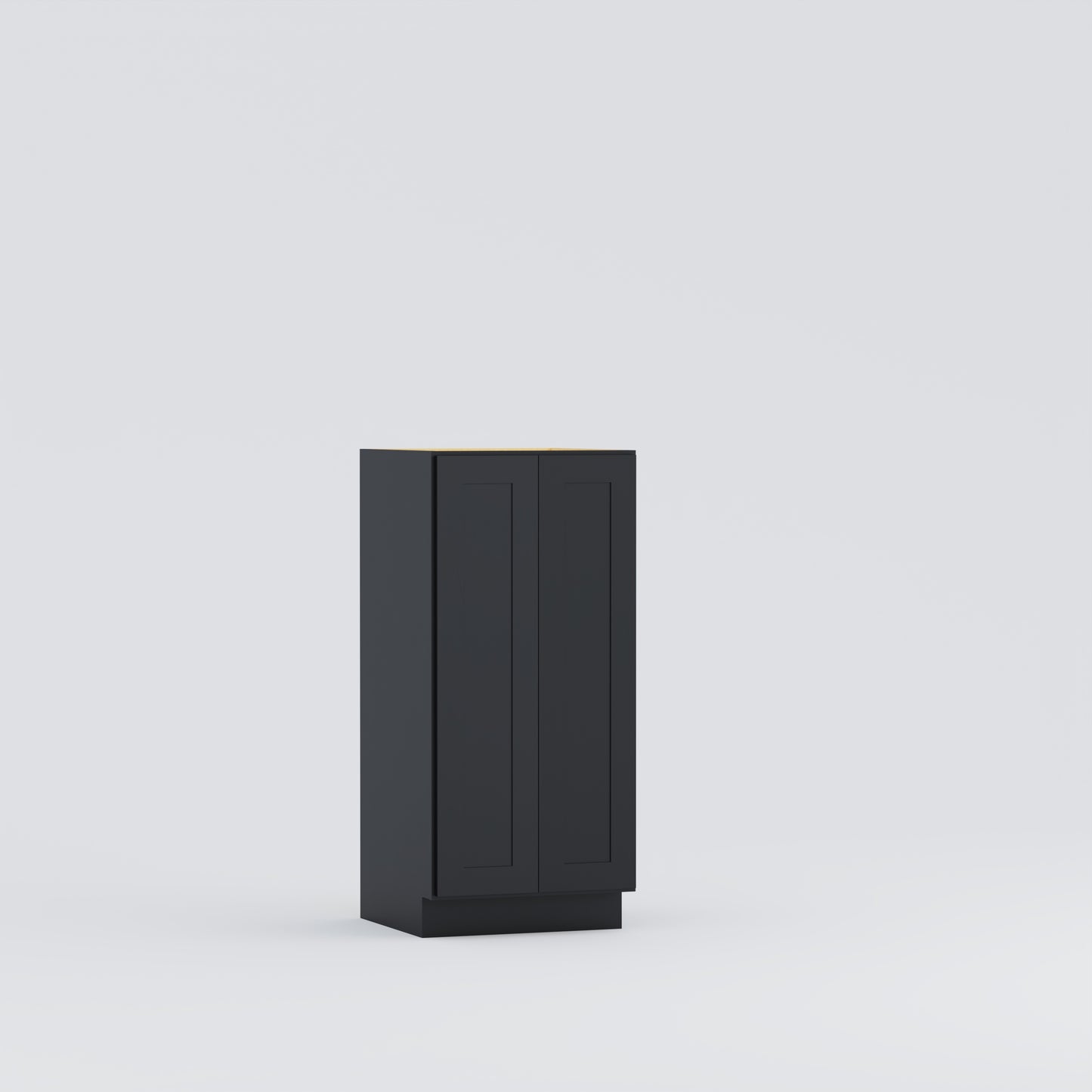 53 utility pantry shaker cabinet black 24