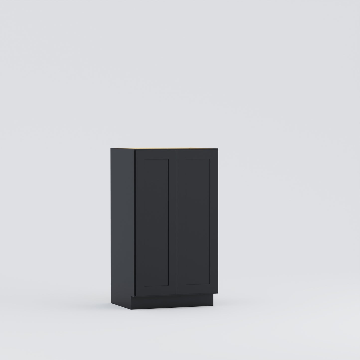 53 utility pantry shaker cabinet black 30
