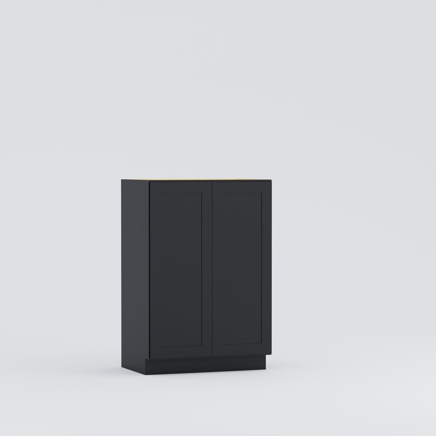 53 utility pantry shaker cabinet black 36