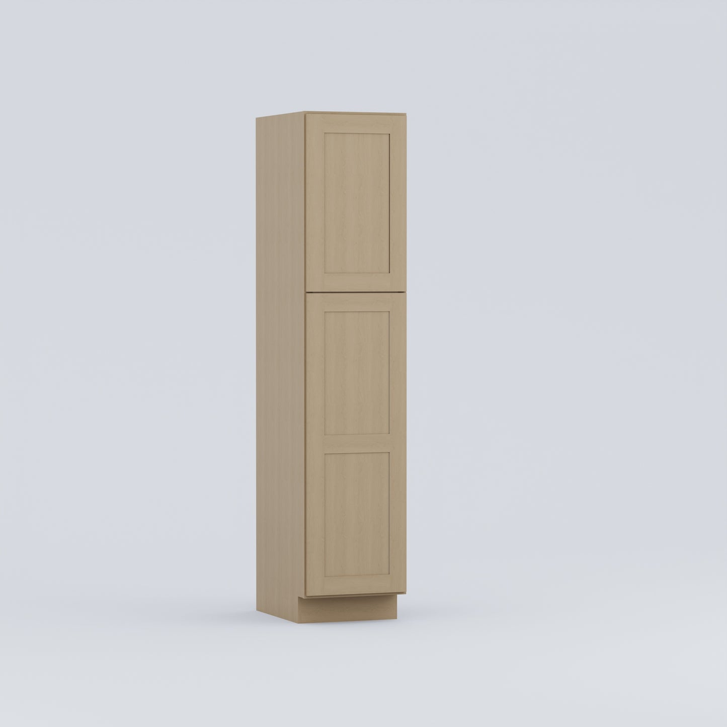 Shaker Standard Utility Tall Pantry Cabinet 24" D + Two Skin Panels