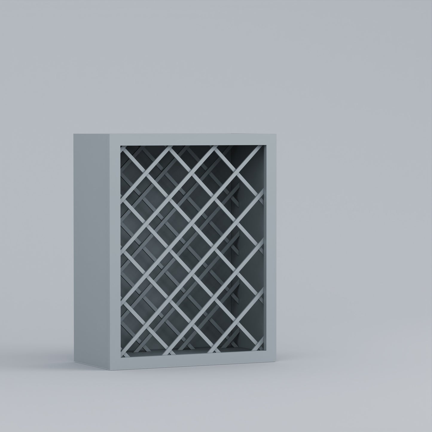 Wall or Base Wine Rack 30" H x 12" D Can be used horizontally or vertically
