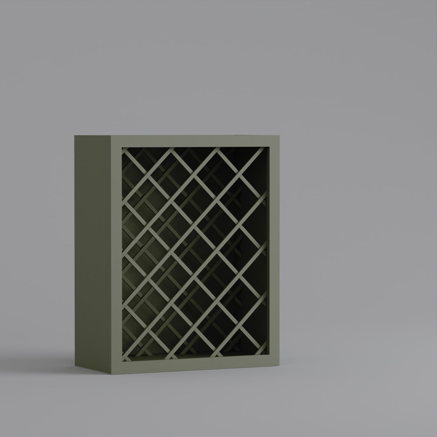Wall or Base Wine Rack 30" H x 12" D Can be used horizontally or vertically