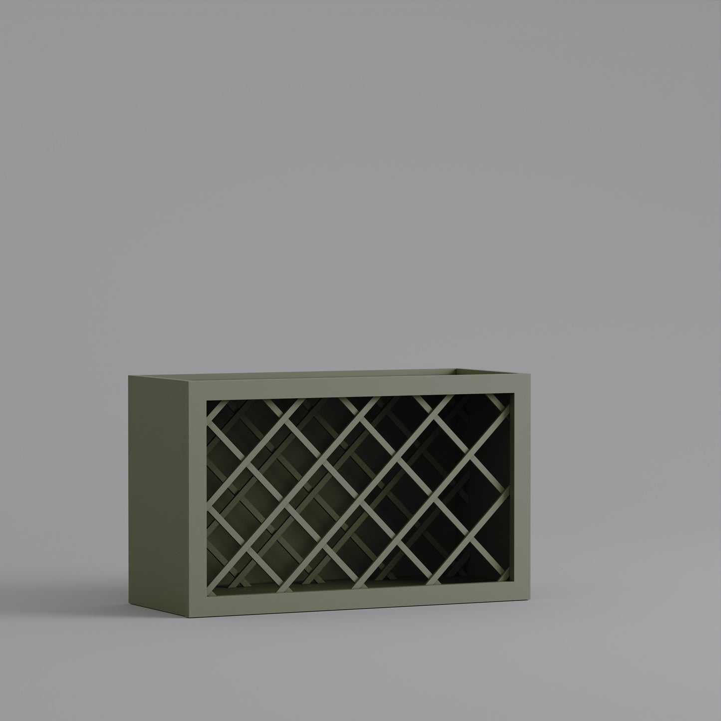 Wall or Base Wine Rack 30" H x 12" D Can be used horizontally or vertically