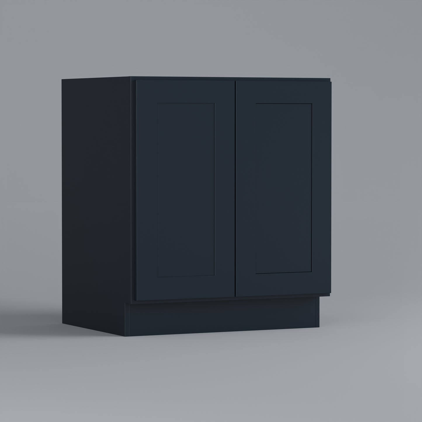 Full Height Door Base Cabinet Shaker blue 30