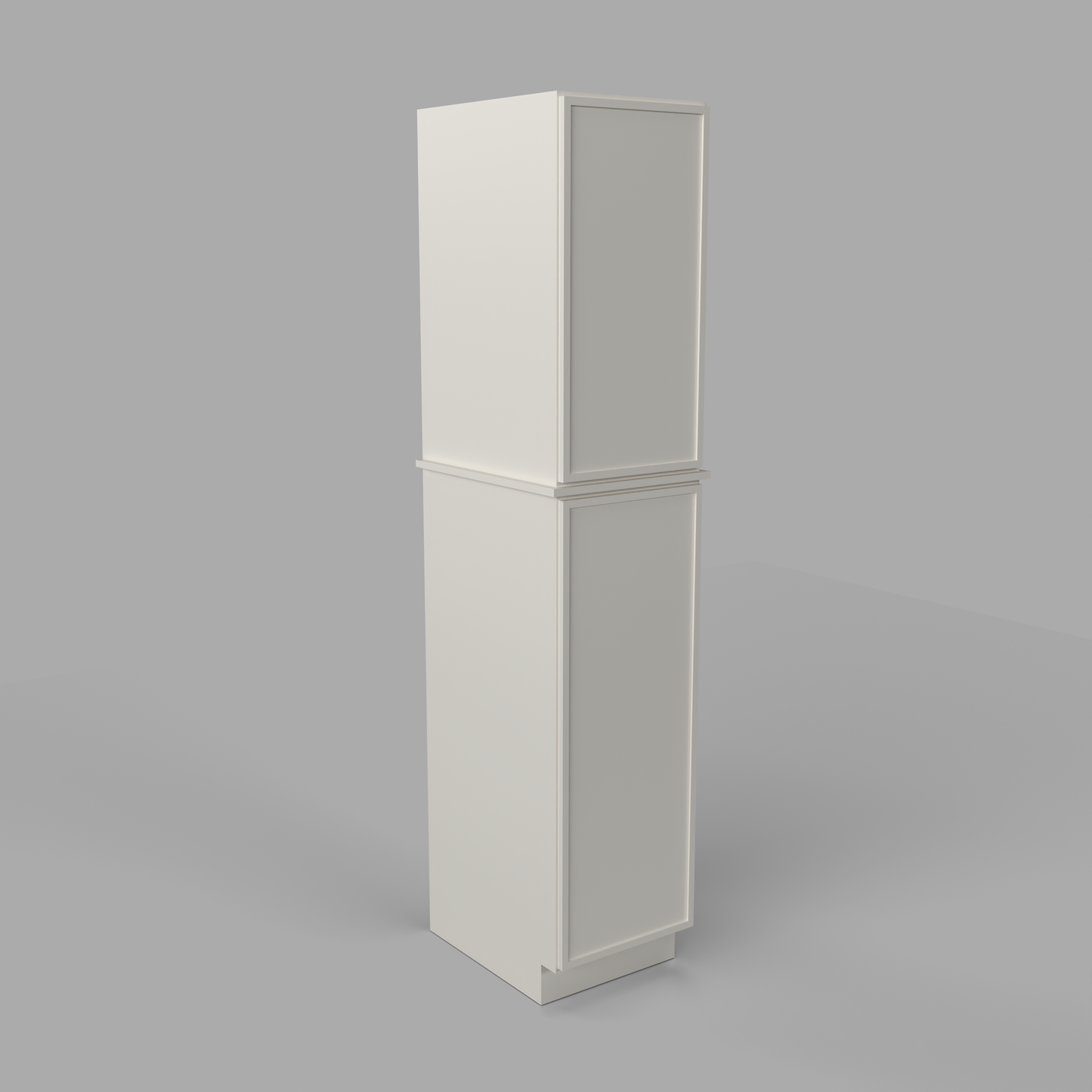 Slim Frame Shaker Pantry Tall Utility Cabinet 24" D