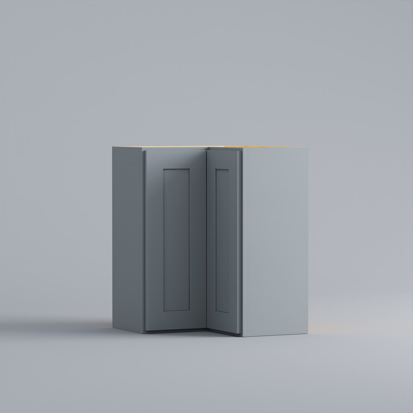 Shaker Easy Reach Corner Wall Cabinet grey 30