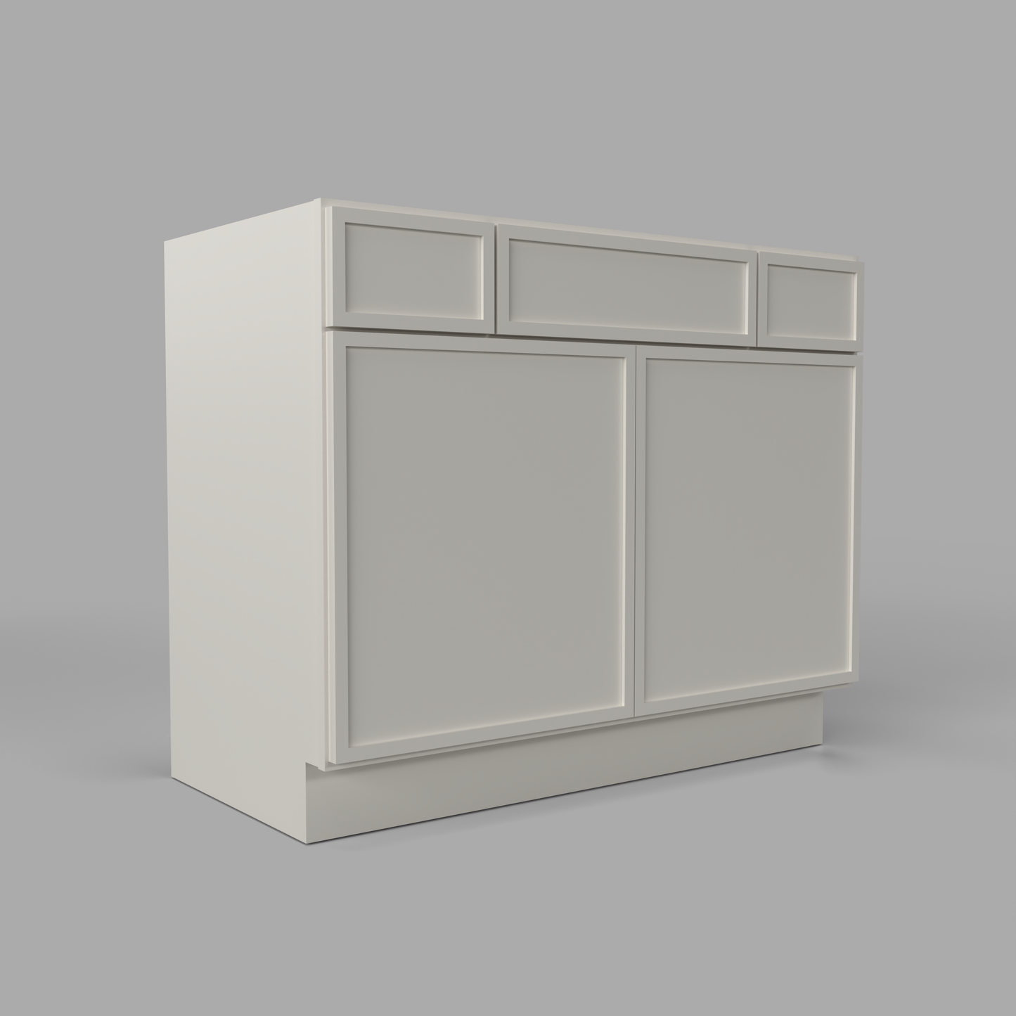 Slim Frame Shaker Vanity Sink with Drawers 34.5" H x 21" D
