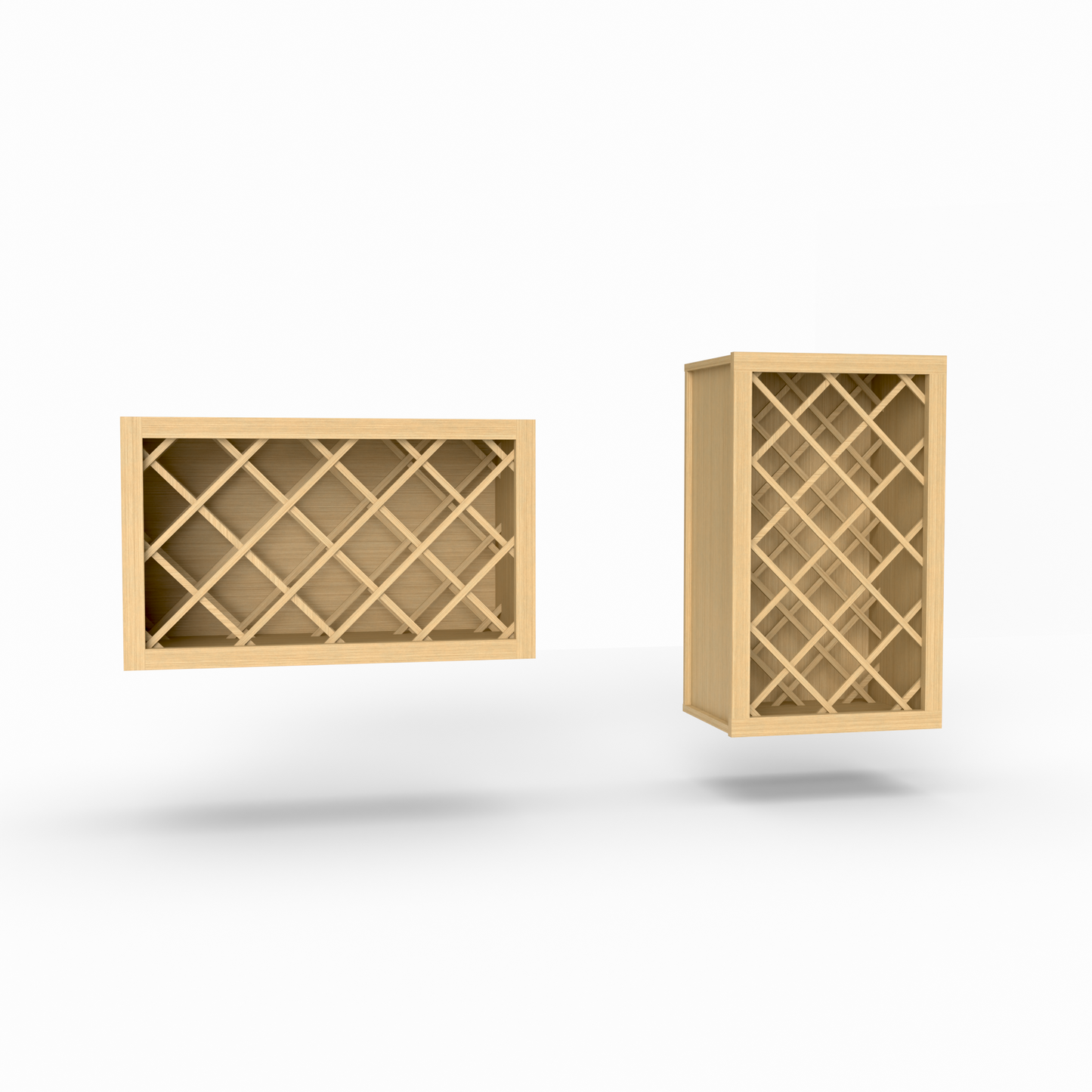 Wall or Base Wine Rack 30" H x 12" D Can be used horizontally or vertically