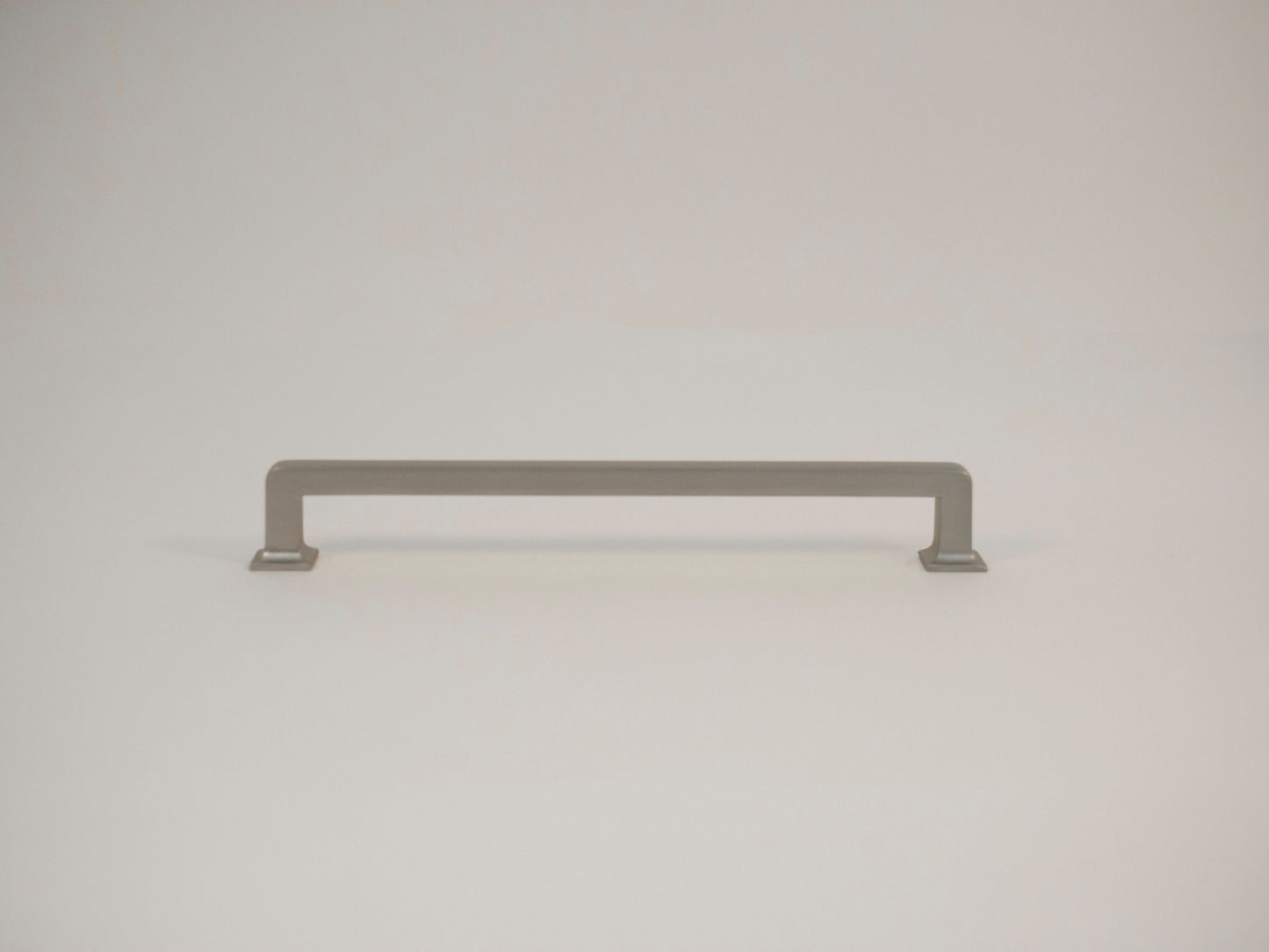 brushed stainless steel handle