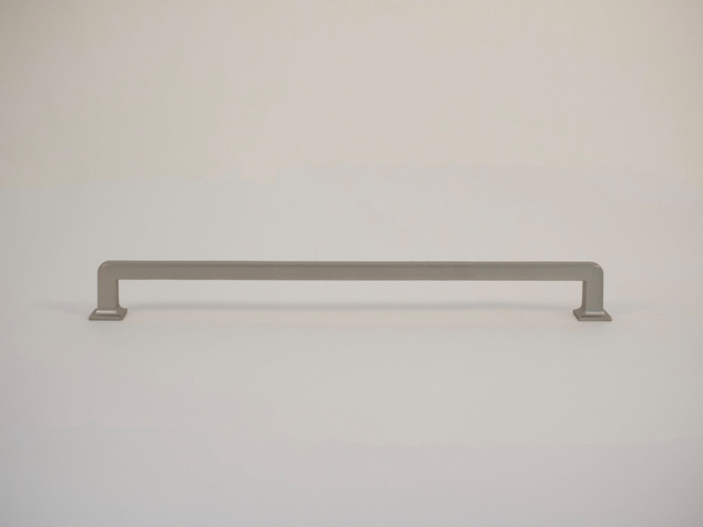 brushed stainless steel handle