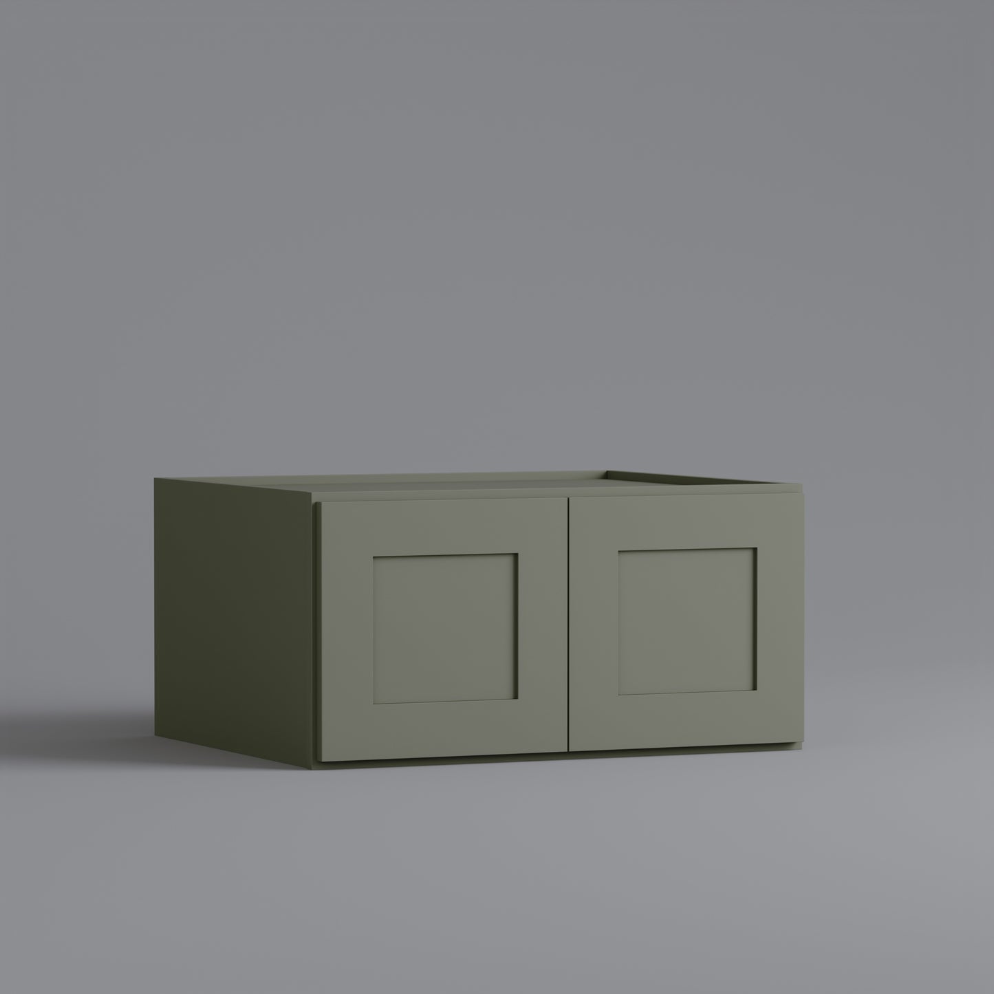 shaker wall cabinet 3015 sage green