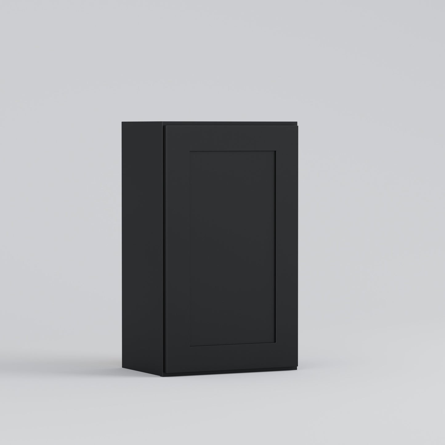 shaker wall cabinet black 1830