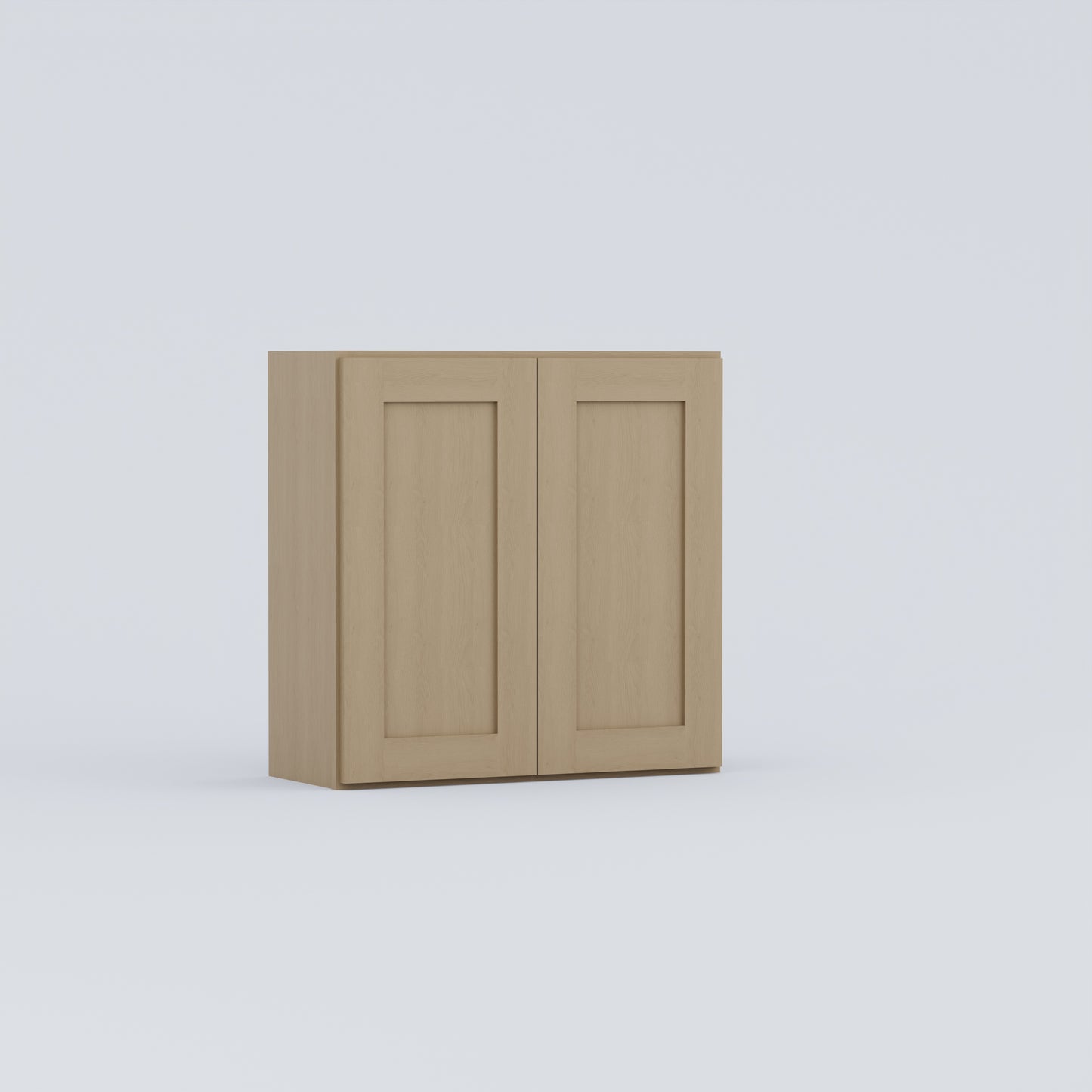 shaker wall cabinet natural wood 3030