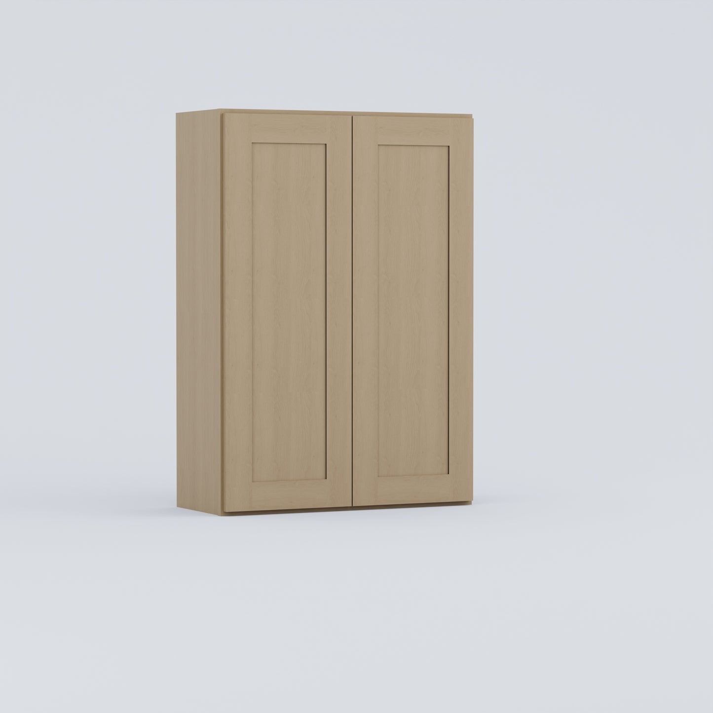 shaker wall cabinet natural wood 3042
