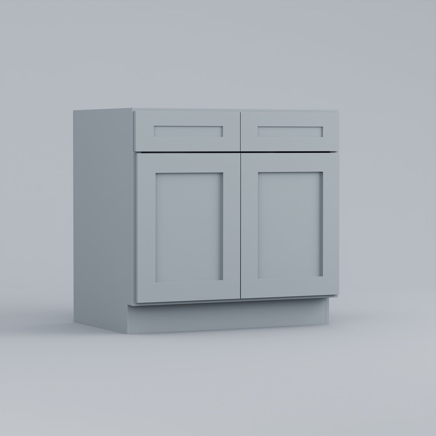 sink base shaker cabinet grey 30