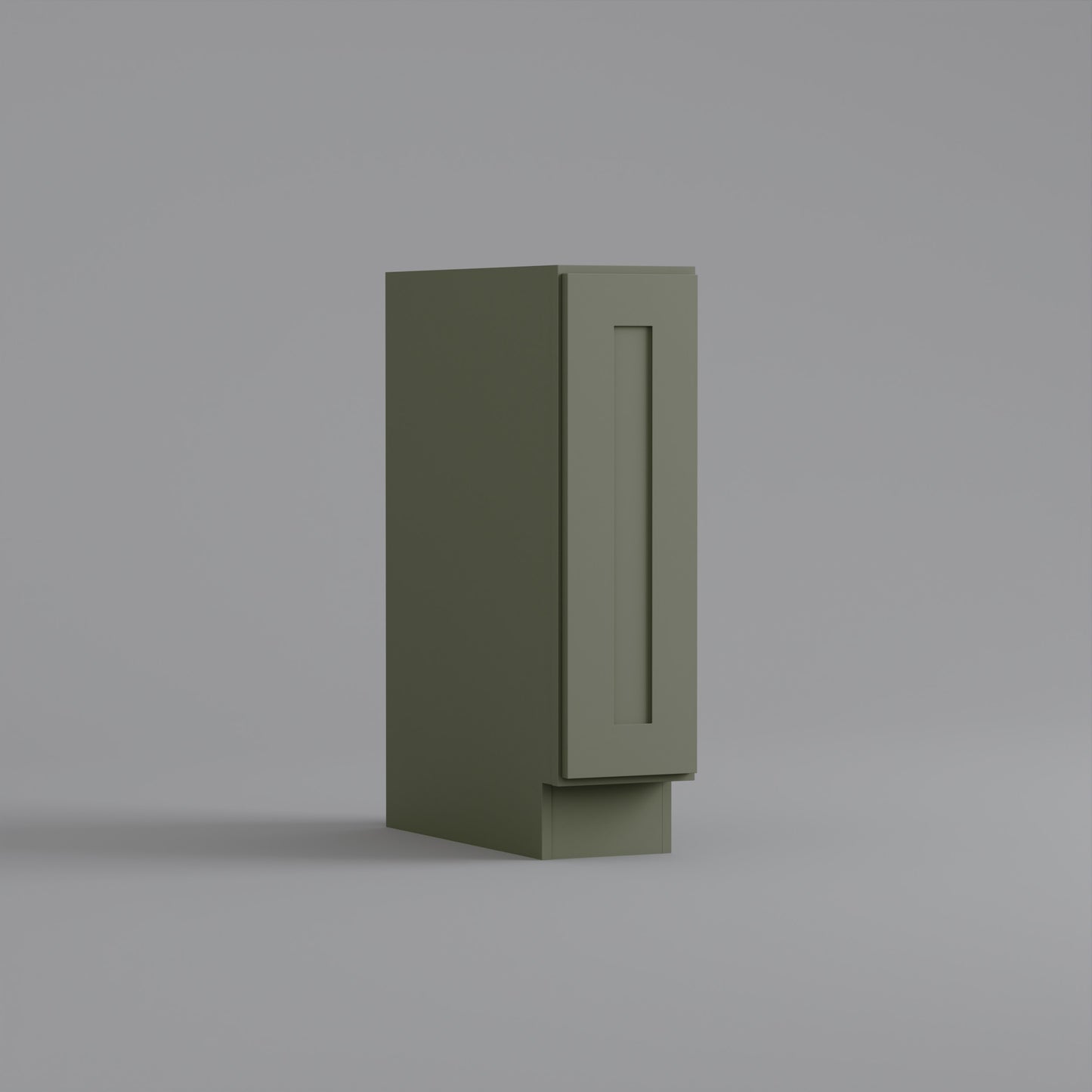 spice rack pull drawer shaker cabinet sage green