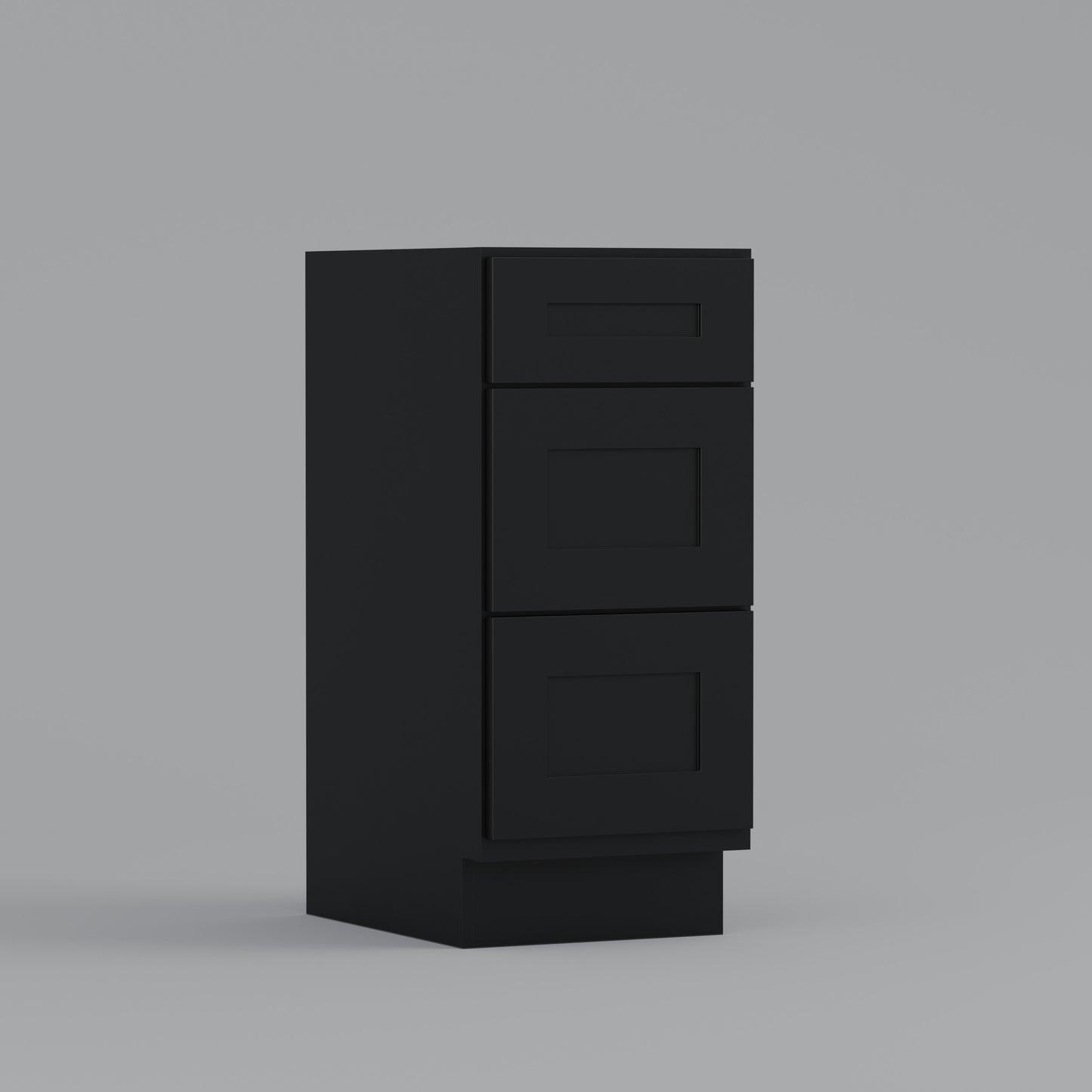 vanity drawer shaker cabinet black