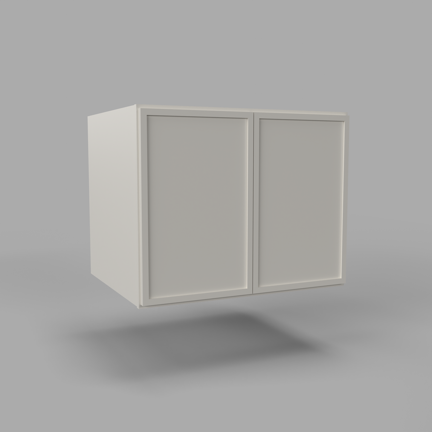 Slim Frame Shaker 24” H x 24” D Bridge / Over Fridge Wall Cabinet