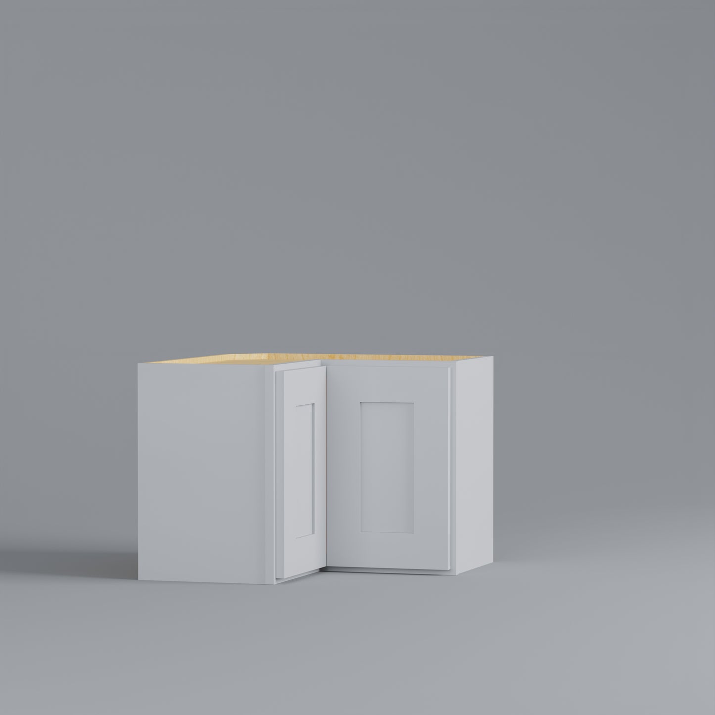 Shaker Easy Reach Corner Wall Cabinet white 18