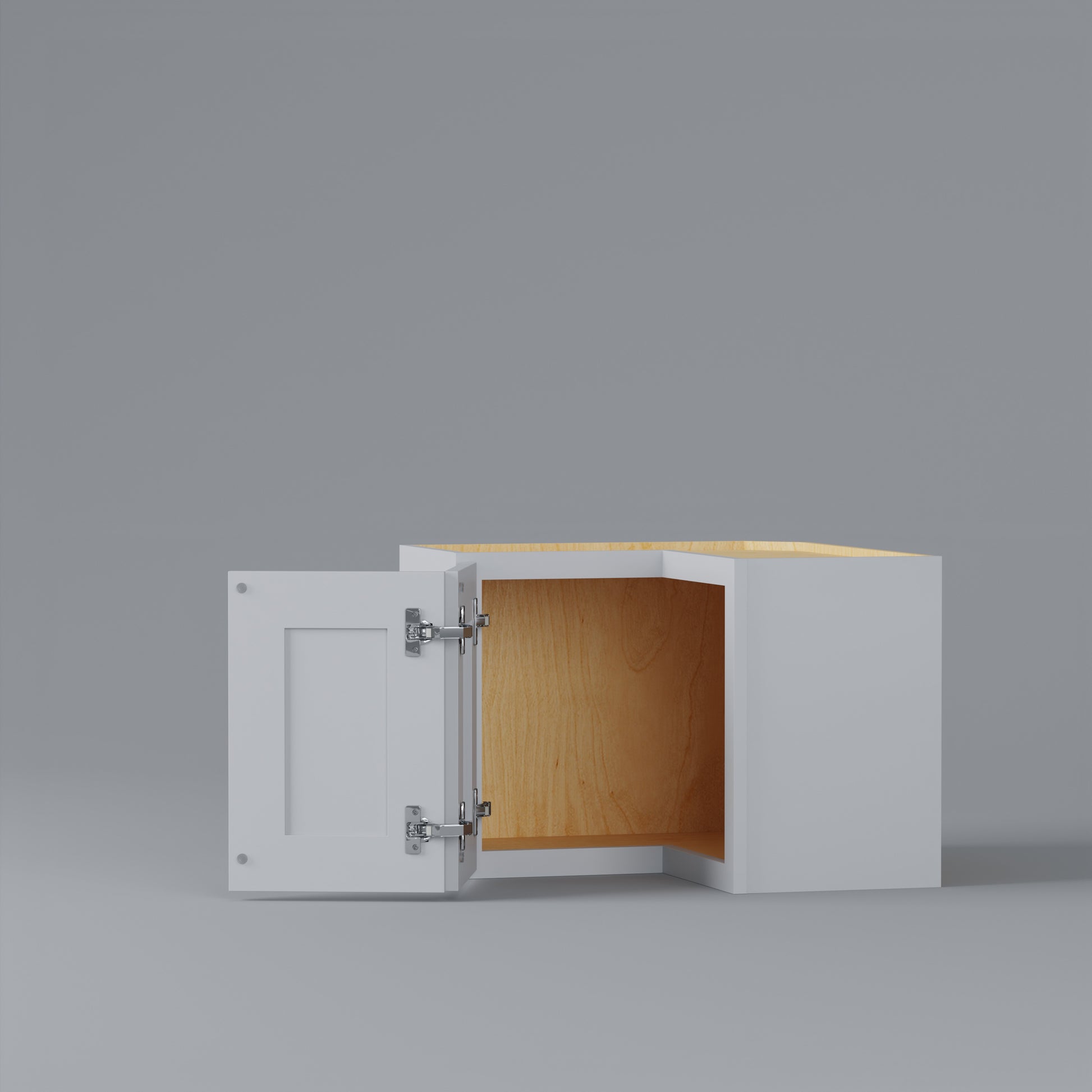 Shaker Easy Reach Corner Wall Cabinet white 18