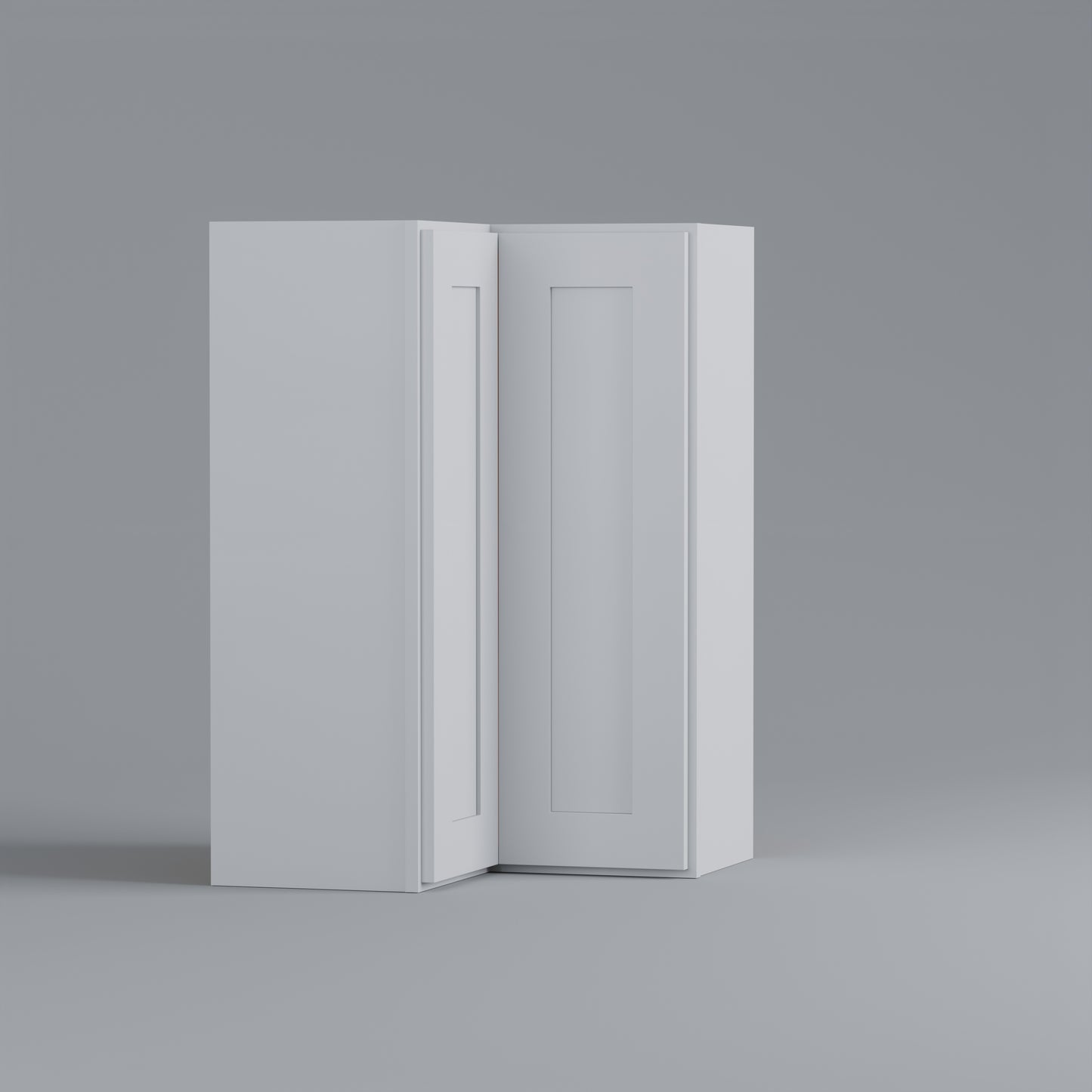 Shaker Easy Reach Corner Wall Cabinet white 36