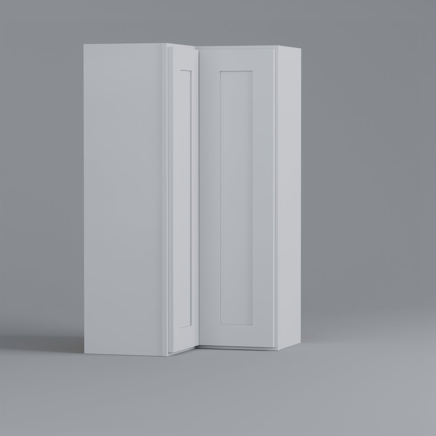 Shaker Easy Reach Corner Wall Cabinet white 42
