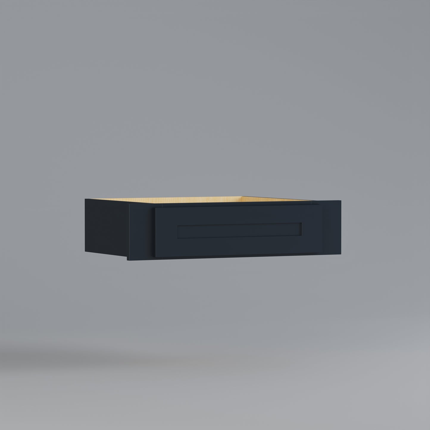 Shaker Vanity Knee Drawer cabinet blue