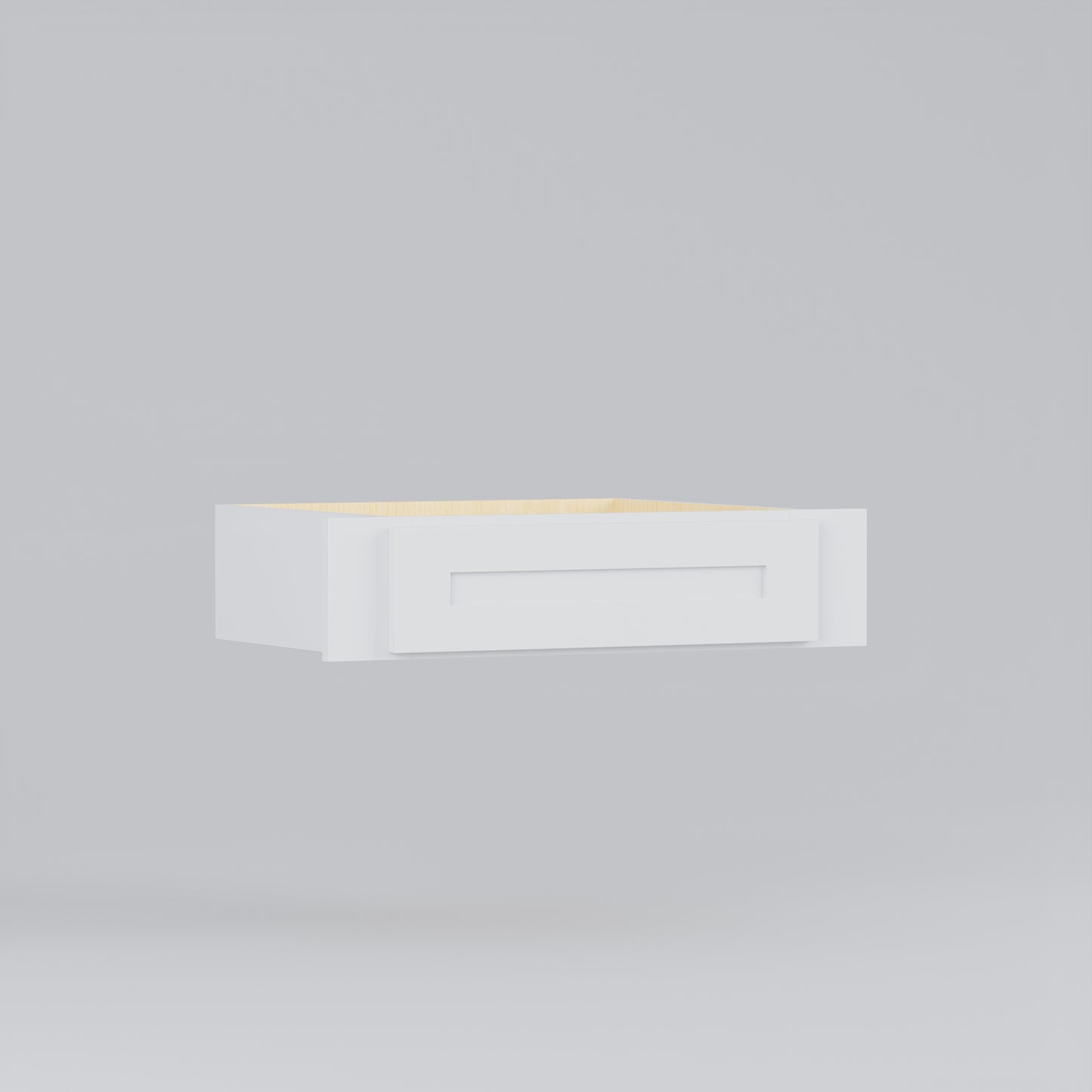 Shaker Vanity Knee Drawer cabinet white
