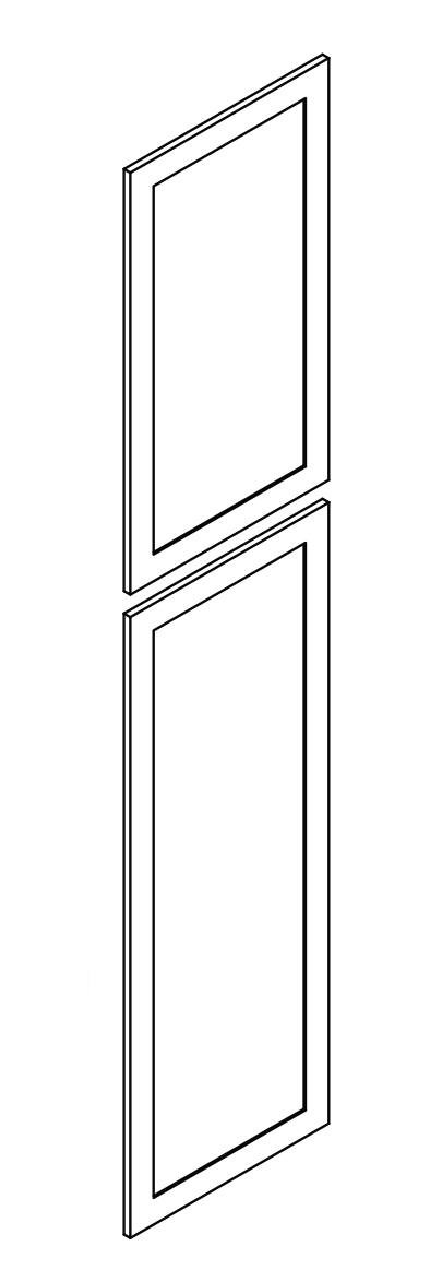 Shaker Tall Decorative End Panel for Utility, Tall, Pantry and Oven Cabinets 84” to 96”
