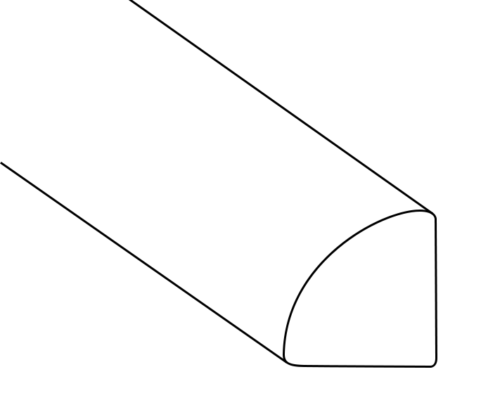 quarter round shoe moulding molding