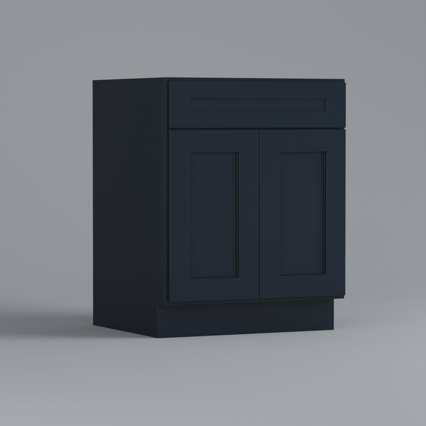 shaker base cabinet 24 blue