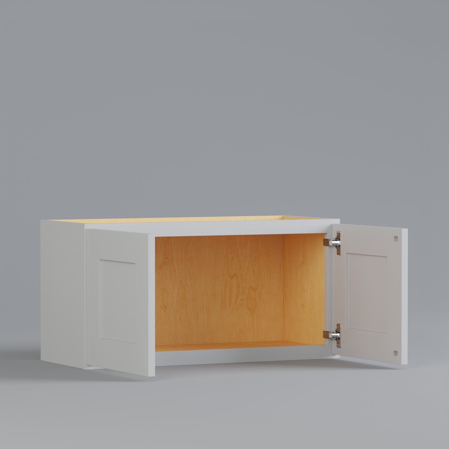 shaker cabinet white 3015 open