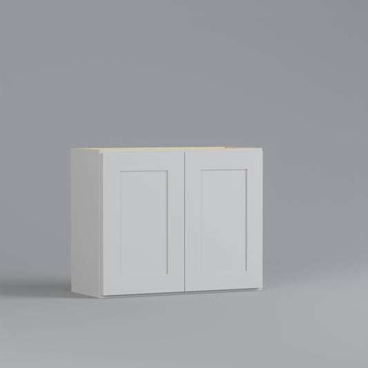 shaker wall cabinet 3024  white
