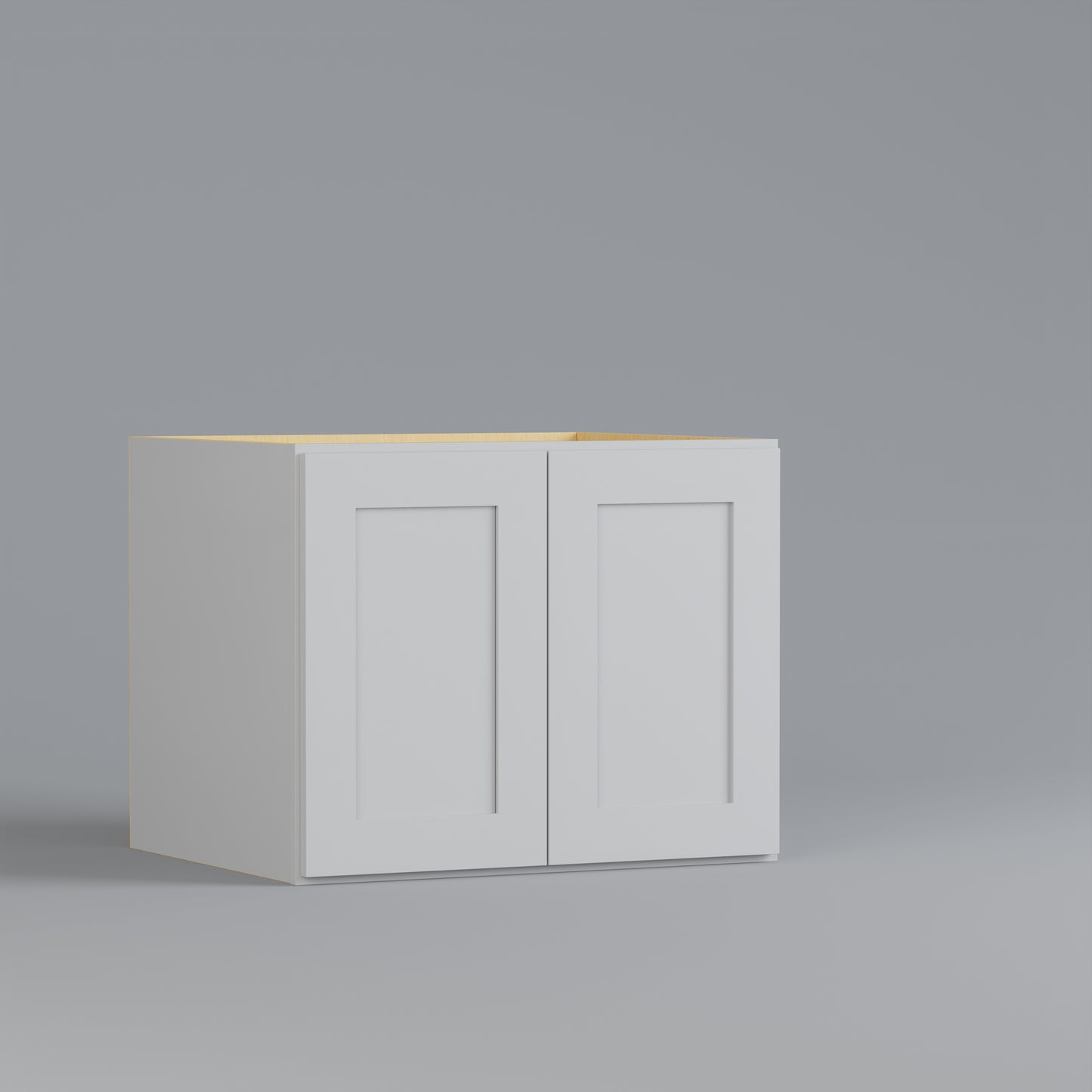 shaker wall cabinet white 3024