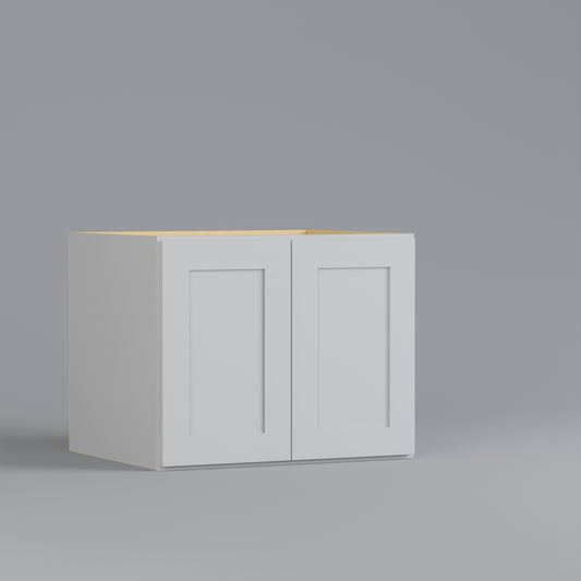 shaker wall cabinet white 3024