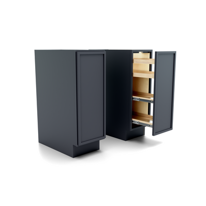 Slim Frame Shaker Spice Rack Spice Pull Base Cabinet 34.5" H x 24" D
