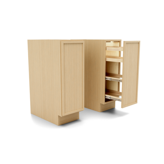 Slim Frame Shaker Spice Rack Spice Pull Base Cabinet 34.5" H x 24" D