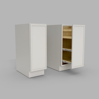 Slim Frame Shaker Spice Rack Spice Pull Base Cabinet 34.5" H x 24" D