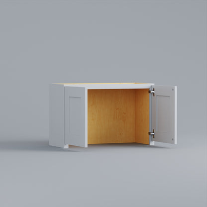 Shaker Appliance Garage Cabinet 19” H (Cut-To-Fit) x 24 W x 12 D Standard or Diagonal Corner