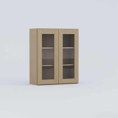 Shaker 36” H x 12” D Glass Door Wall Cabinet