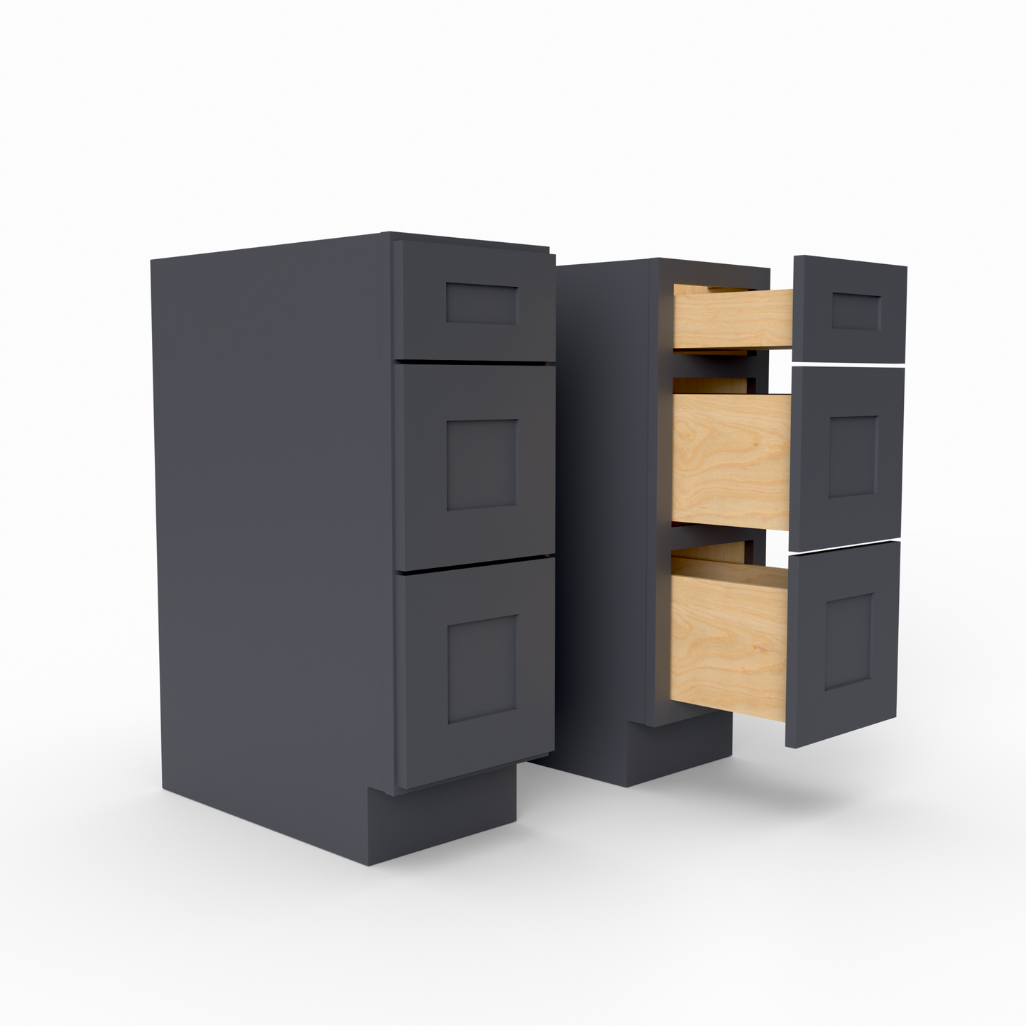 3DB12_three_drawer_Shaker_Base_Cabinet_Midnight_Black_78799ff4-dbc3-487f-a55f-71739a6da2dd