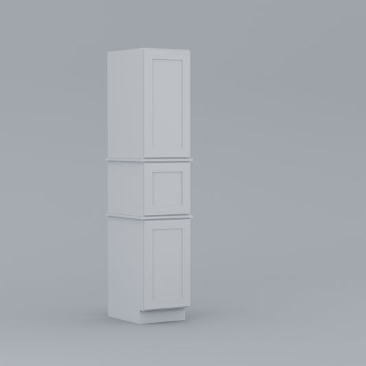 Shaker Modular Tall Pantry Utility Cabinet 24" D Full Height