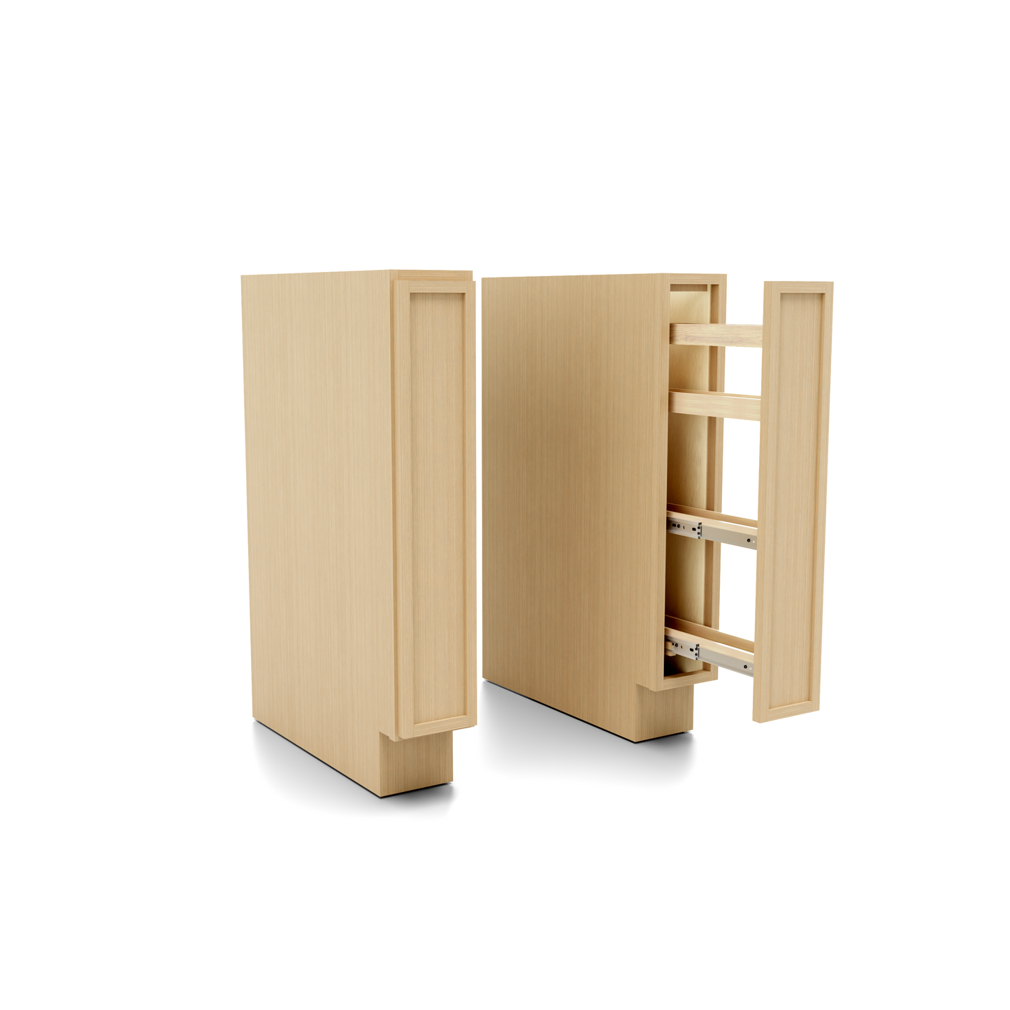 Slim Frame Shaker Spice Rack Spice Pull Base Cabinet 34.5" H x 24" D