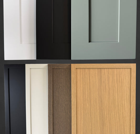 Lanae Cabinetry Shaker and Slim Frame Shaker Full Size Sample Door