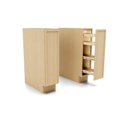 Slim Frame Shaker Spice Rack Spice Pull Base Cabinet 34.5" H x 24" D