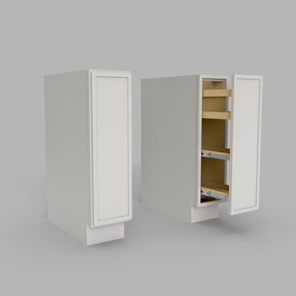 Slim Frame Shaker Spice Rack Spice Pull Base Cabinet 34.5" H x 24" D