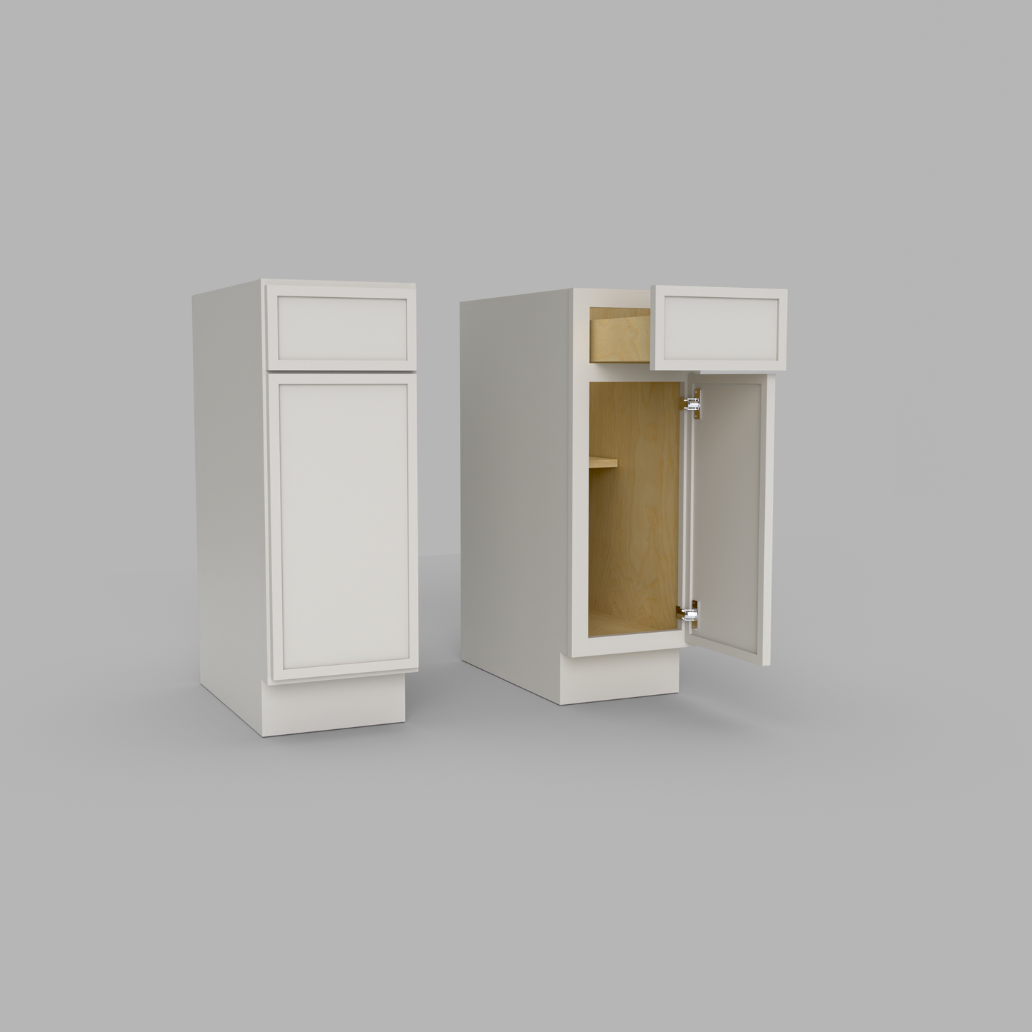 Slim Frame Shaker Base Cabinet 34.5" H x 24" D