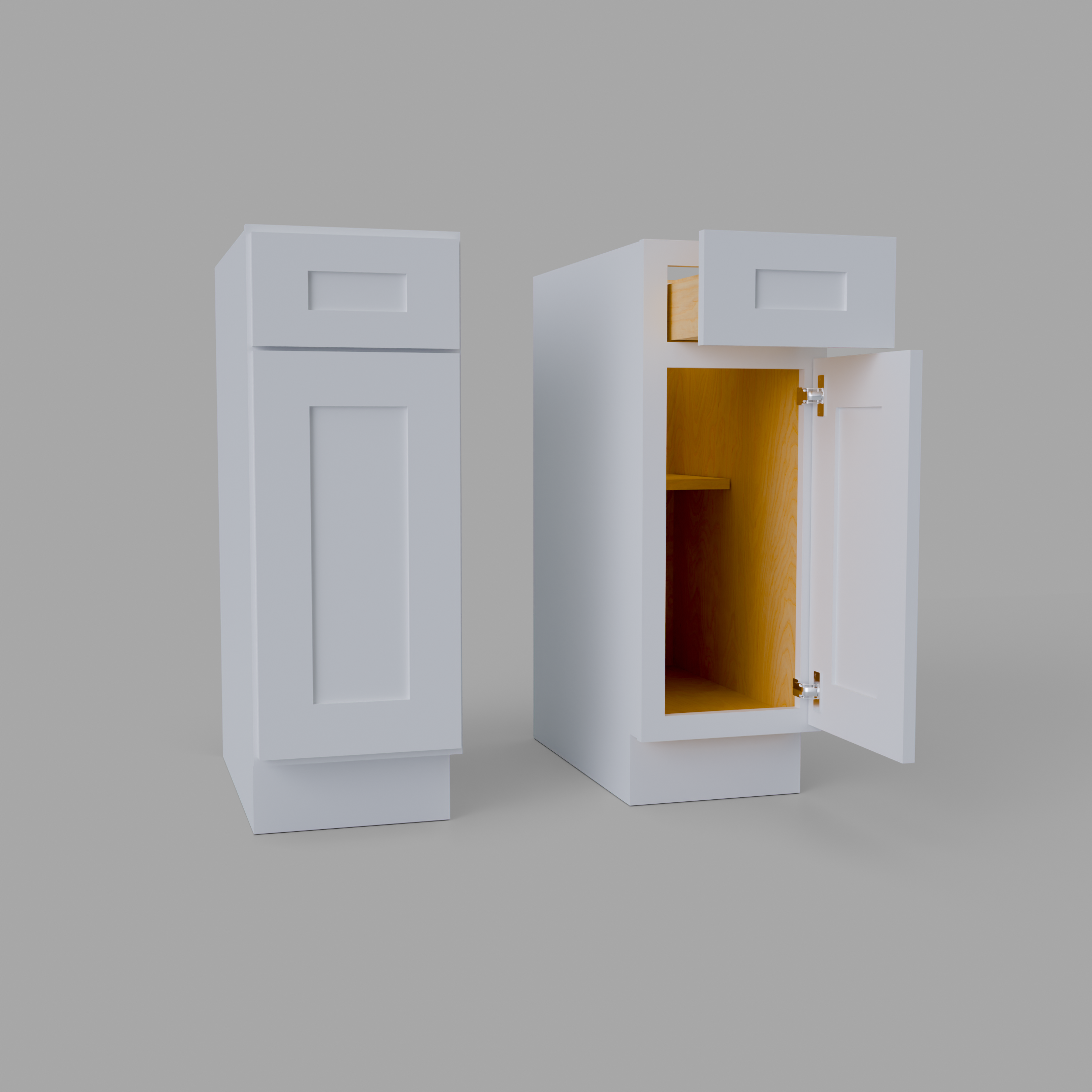 Shaker Cabinets – RTA, Full Overlay, Soft-Close | Lanae