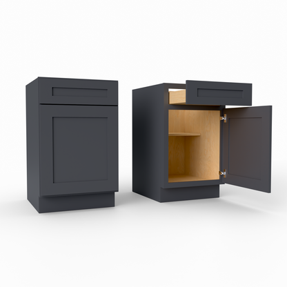 B21 Shaker Base Cabinet Midnight Black