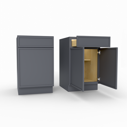 Slim Frame Shaker Base Cabinet 34.5" H x 24" D